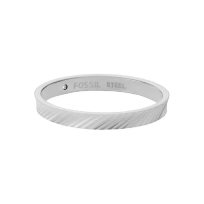 Imagen de Fossil Anillo Harlow Silver de Acero inoxidable para mujer, JF047570408, inoxidable, Sin piedras preciosas
