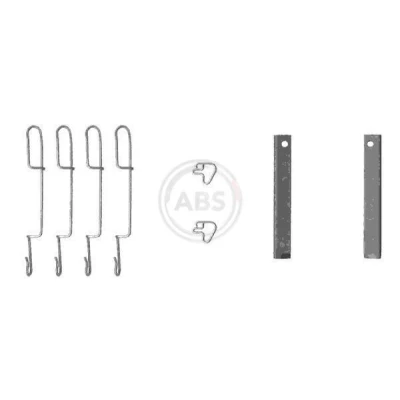 Imagen de A.B.S. 1280Q Kit de accesorios, pastillas frenos MERCEDES BENZ: Clase V, Vito Bus