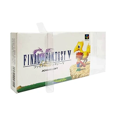 Imagen de Link e : 10 X Funda Protectora de Plastico para Caja Juegos Compatible con Nintendo Super Famicom