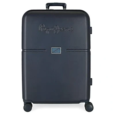 Imagen de Pepe Jeans Accent Maleta mediana Azul 48x70x28 cms Rígida ABS Cierre TSA integrado 79L 4,32 kgs 4 Ruedas dobles