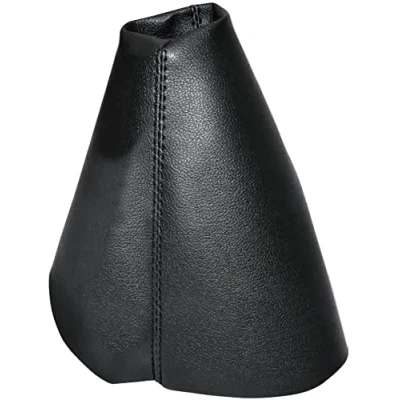 Imagen de AERZETIX C58572 Funda para palanca de cambios compatible con VW Golf 7 2012 a 2021 color: negro en piel sintética