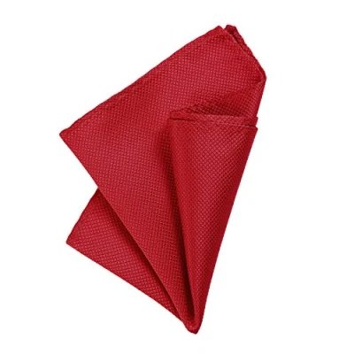 Imagen de DonDon Pañuelos de bolsillo hombre 21 x cm para ocasiones especiales Rojo