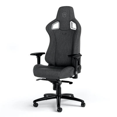 Imagen de noblechairs Epic TX Silla de Videojuegos Tela Transpirable Soporte para Cabeza y Lumbar Diseñado usuarios hasta 120 kg Antracita, Tejido Textil