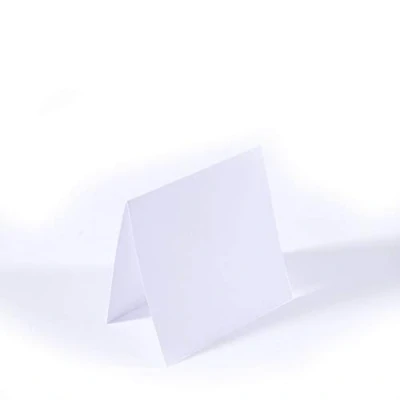 Imagen de Vaessen Creative Pequeñas Tarjetas Cuadradas, Blanco, Set de 25, Sobres a Juego Disponibles