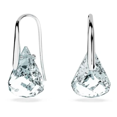 Imagen de Swarovski Lunar Pendientes colgantes, Azul, Baño de rodio