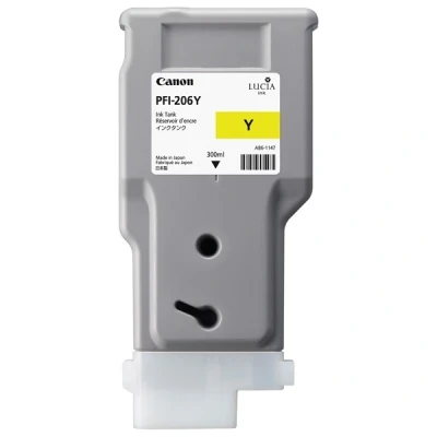 Imagen de ImagePROGRAF 6400SE Canon PFI 206Y cartucho de tinta amarillo XL (original)