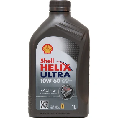 Imagen de Shell Helix Ultra Racing 10W 60 1L Aceite de motor 550040760 MERCEDES BENZ: SL Cabrio, Clase C Berlina, E VOLKSWAGEN: Golf 4, 5