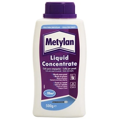 Imagen de Metylan Cola de empapelar fácil disolución y máxima adherencia, 1 x 500ml, Blanco (1560573)