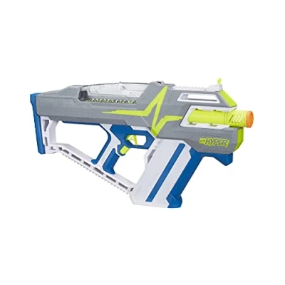 Imagen de Nerf HyperMach 100 Lanzador motorizado 80 recargas Hyper 33 mps, Recarga fácil, Capacidad para recargas, Multi (E8911SO0)