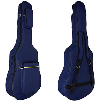 Imagen de MINGZE 41&quot; Funda para Guitarra, Bolsas de Bandolera Ajustable a Prueba Agua, Variedad Colores (Azul)