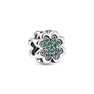 Imagen de Pandora Moments Mujeres Charm Verde/Plata 792752C01