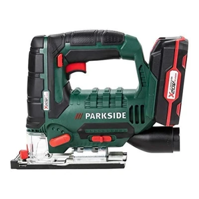Imagen de PSTDA 20 Li A2 Parkside X20V TEAM Sierra de calar (batería y cargador, en maletín transporte)