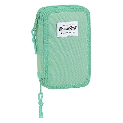 Imagen de Blackfit8 Estuche Escolar con 28 Útiles Incluidos Turquesa, 125x40x195mm