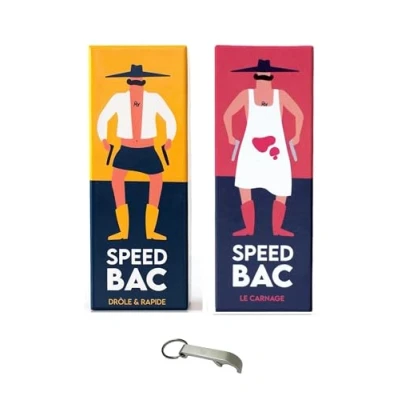 Imagen de Lote Speed Bac, versión francesa + bandeja de velocidad Carnage 1 abrebotellas Blumie (Speed Bac)