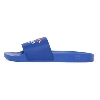 Imagen de Tommy Hilfiger Chanclas de baño, Hombre, Talla: 45, Wedge blue Zapatos