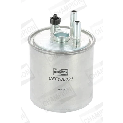 Imagen de CHAMPION CFF100491 Filtro Combustible de tubería, con conexión para sensor agua RENAULT: Kangoo II / Grand Kangoo, Express