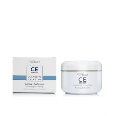 Imagen de sesioMWorld Crema Facial Nutritiva y Reafirmante Ce Colágeno Elastina sin Parabenos, 200 ml, 1 Unidad, 280 g