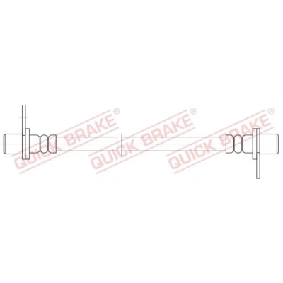 Imagen de QUICK BRAKE 25.085 Latiguillos de Freno 235 M10x1 MITSUBISHI: Lancer 8 Limousine, Outlander 2 SUV,