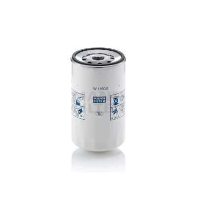 Imagen de MANN FILTER W 1160/5 Filtro de aceite M 24 X 1.5 con válvula bloqueo retorno enroscable
