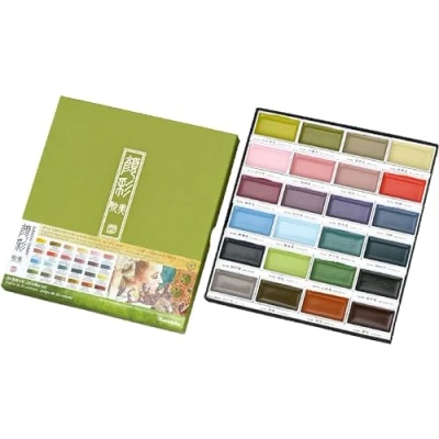 Imagen de uretake GANSAI TAMBI Juego de 24 colores II, Art Nouveau colors, MC20/24V/NW