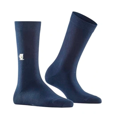 Imagen de Burlington Brit Style W So algodón estampados 1 par, Calcetines Mujer, Azul Marine 6120, 36 41