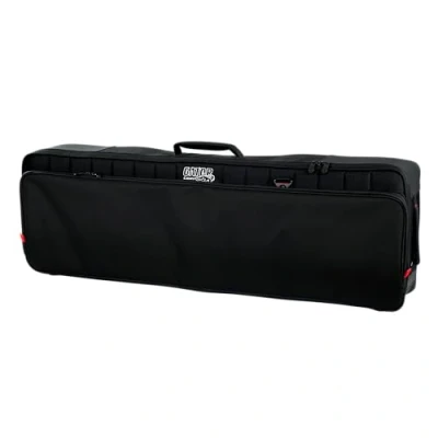 Imagen de Gator Cases Pro Go Keyboard Series Slim Funda para teclado de 61 notas con interior Microfibra y correas mochila extraíbles (G PG 61SLIM)