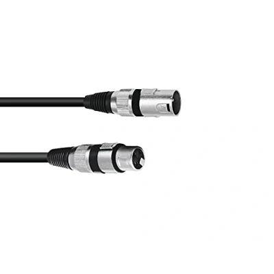 Imagen de XLR cable 0.2m 3 pines bk