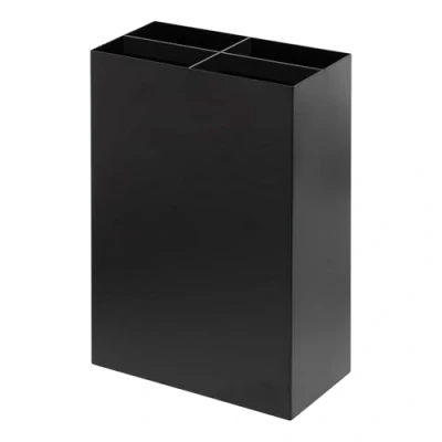 Imagen de YAMAZAKI 3452 SMART Puesto de paraguas, negro, acero/polipropileno, diseño minimalista, 23,5 x 12 36 cm (L An Al)