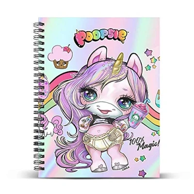 Imagen de Karactermania Poopsie Slime Surprise Magic Libreta Shine Otros accesorios para niños, Talla: One Size, Rosa
