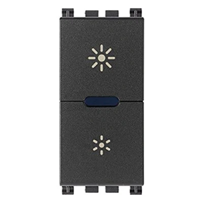 Imagen de Vimar 19135.1 Arké variador Universal 230 V 50 Hz de Corte Fase, Mando ON/Off, para: lámparas incandescentes, transformadores electrónicos, y electrónicos LED