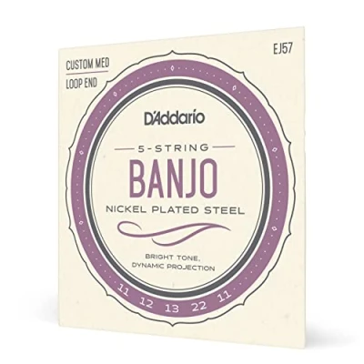 Imagen de D&#039;Addario EJ57 11 22 Custom níquel Tamaño Mediano 5 cuerdas de pared para