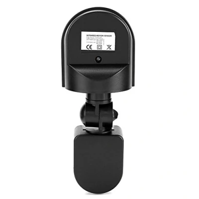 Imagen de Detector de Movimiento, Sensor infrarrojo Cuerpo Ajustable PIR Movimiento para Pasillo, Garaje, terraza, Inodoro.(Black)