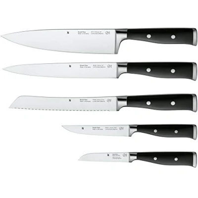 Imagen de WMF Grand Class Juego 5 Cuchillos de Cocina, Negro, Teilig