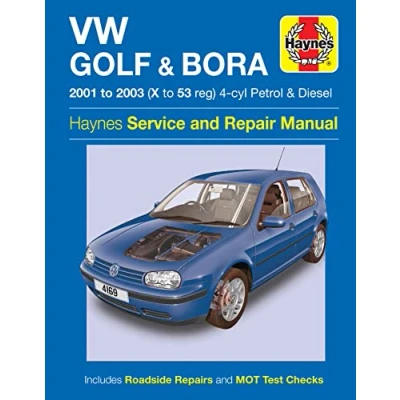 Imagen de VW Golf &amp; Bora 4 cyl Petrol Diesel (01 03) Haynes Repair Manual