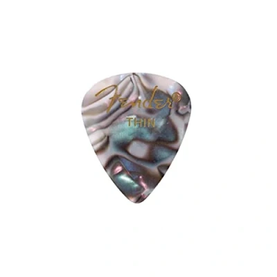 Imagen de Fender 351 Premium Celluloid Picks (12 Pack) Abalone thin