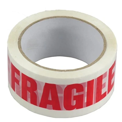 Imagen de Triplast Cinta de embalaje paquete 48 mm x 66 m impresa frágil bajo ruido (paquete 2)
