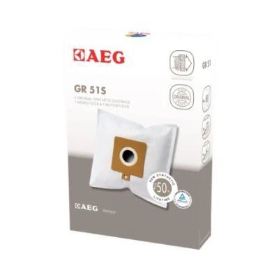 Imagen de Aeg Bolsa para aspiradora mousy gr51 embalaje de 4 pzs + 1filtro 9001667402