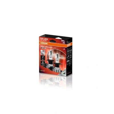 Imagen de OSRAM NIGHT BREAKER LED START H4,luces de carretera y cruce con homologación calle, hasta un 230% más luminosidad, 6000 K, 12 V