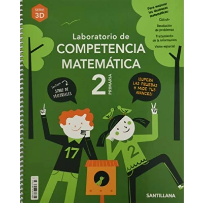 Imagen de LABORATORIO DE COMPETENCIA MATEMATICA 3D 2 PRIMARIA 9788468027630 (SABER HACER CONTIGO)