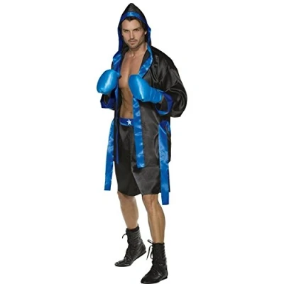 Imagen de Smiffys Disfraz de boxeador, túnica, shorts, cinturón y guantes