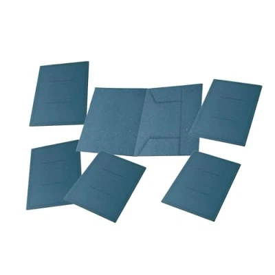 Imagen de Pigna 0221801AZ, paquete de 50 unidades, carpeta, 3 limas con impresión, color azul