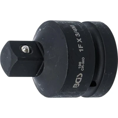 Imagen de BGS 196 Adaptador de llave vaso impacto cuadrado interior 25 mm (1&quot;) exterior 20 (3/4&quot;)