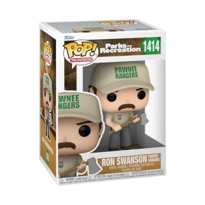 Imagen de Funko POP! TV: Parks &amp; Recreation Ron Swanson (Ranger) And Figuras Miniaturas Coleccionables Para Exhibición Idea De Regalo Mercancía Oficial Fans TV