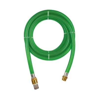 Imagen de FITT ASPIRTECH 4 m Manguera para Aspiración del Agua, Conexión a Bombas, con Racores de Latón y Filtro Brida