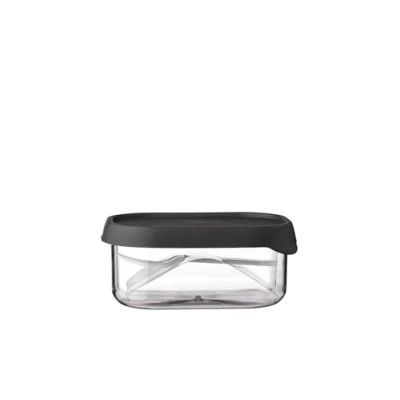 Imagen de Mepal Frutero Take a Break Para Llevar Fruta Fresca Caja Con Un Pequeño Tenedor De Frutas Cabe Perfectamente En La Fiambrera 250 ml Nordic Black