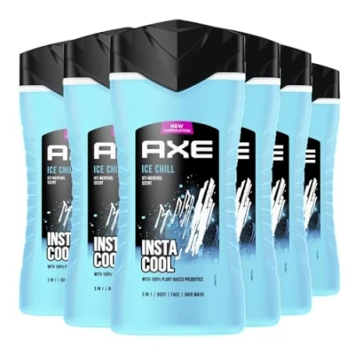 Imagen de Axe Ice Chill Gel de ducha, 400 ml x 6 unidades