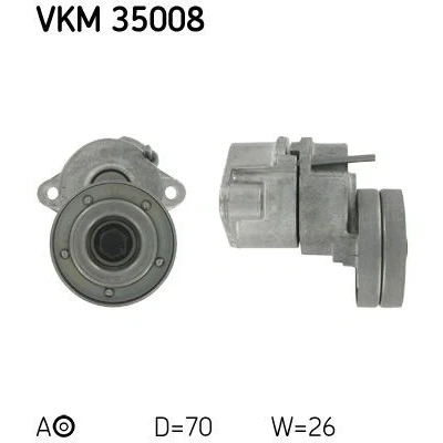 Imagen de SKF VKM 35008 Polea Tensora OPEL: Combo B Furgón, Corsa Hatchback, Vectra Berlina