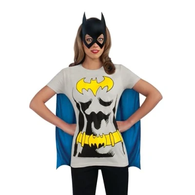 Imagen de Rubies 880476S000 Camiseta de Batgirl para adulto, multicolor, 8 10