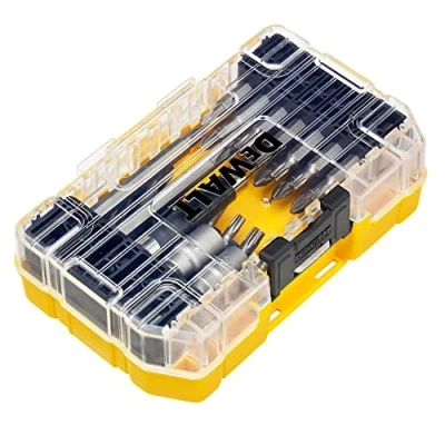 Imagen de DEWALT DT70702 QZ Juego Mixto de Alto Rendimiento para Atornillar y Taladrar, 40 Piezas, puntas 25mm 85mm, Guía telescópica, Contenido en un Tough Case