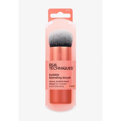 Imagen de Real Techniques brocha de maquillaje para mezclar burbujas, facial multiusos productos líquidos, en crema y polvo, cabezal con forma burbujas único, 1 unidad